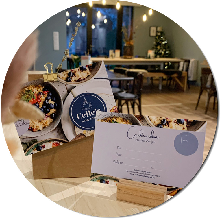 Foto van een cadeaubon
